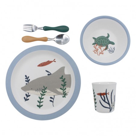 SEBRA 5-dielny jedálenský set "Seven Seas"