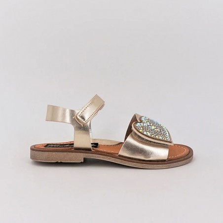 TREVIRGOLAZERO kožené sandálky "Heart" - 24