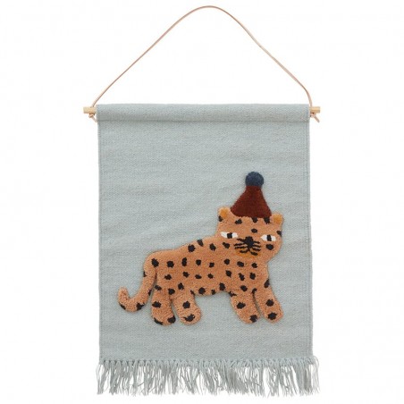 OYOY mini nástenná dekorácia "Leopard" - 60x68 cm
