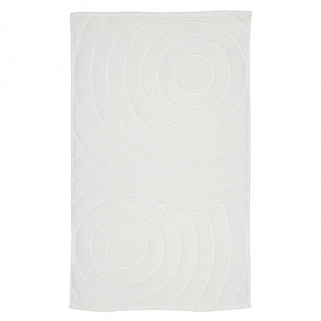 AVANCE kúpeľňová predložka "Premium Swirl" - 100 x 60 cm biela