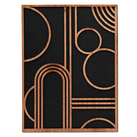 SiL Interiors drevený 3D obraz "Boho" - 50 x 40 cm