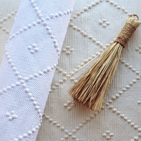 CASA CARAVELA ručne tkaný portugalský koberček "Puxados" - 60 x 40