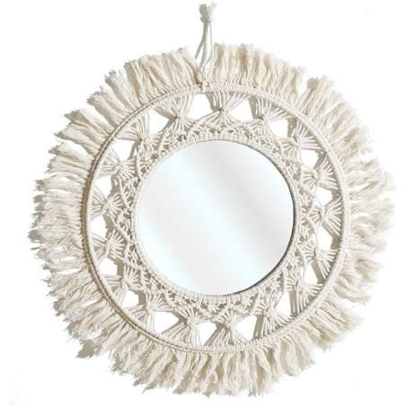 THE HOME DECO FACTORY macramé zrkadlo