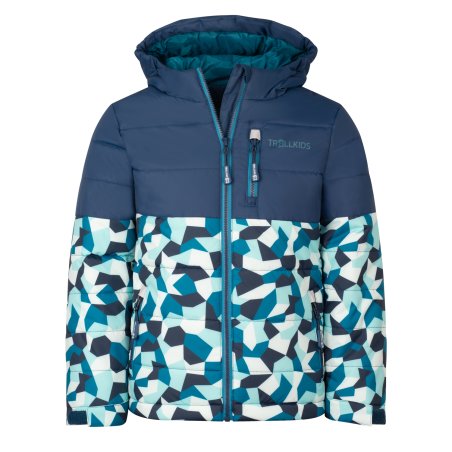 TROLLKIDS Ski/Snowboardová bunda "Hemsedal" vzor - 2 farby 110