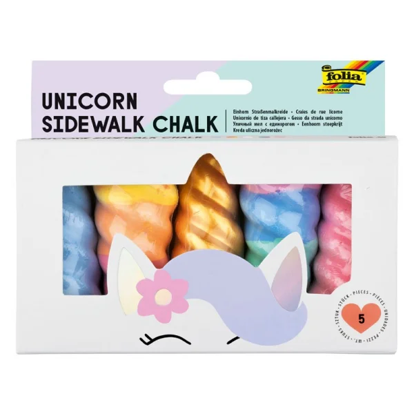 FOLIA PAPER set farebných kried "Einhorn" - 5 ks