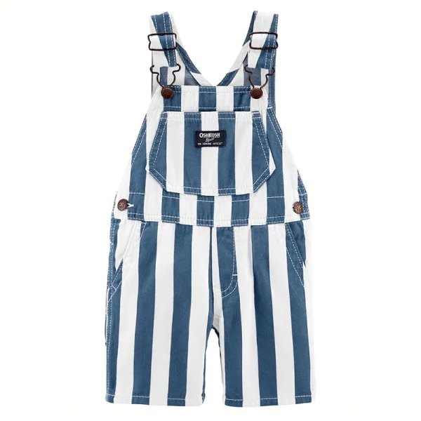 OSHKOSH B'GOSH pruhované nohavice na tráky / lacláče - 86/92