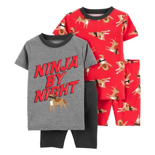 CARTER'S Set 2ks pyžám s krátkym rukávom "Ninja 100% Snug Fit"