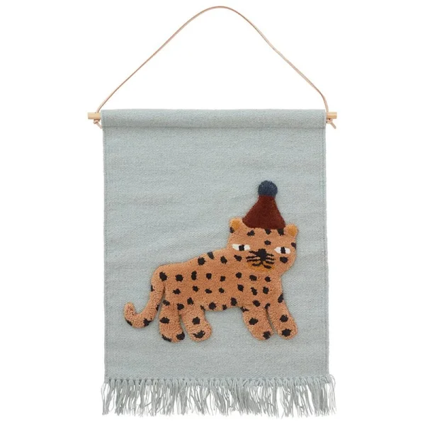 OYOY mini nástenná dekorácia "Leopard" - 60x68 cm