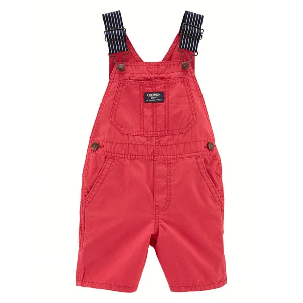 OSHKOSH BGOSH červené nohavice na tráky / lacláče - 92