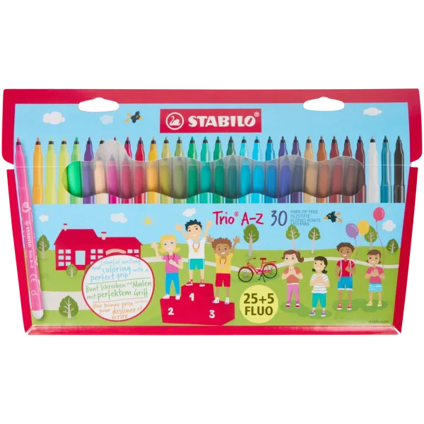 STABILO fixky "Trio A-Z" - 30 ks