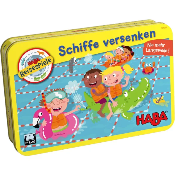 HABA magnetická cestovná hra "Lodná bitka"